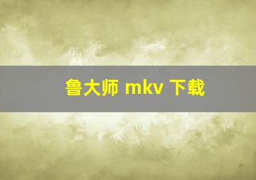 鲁大师 mkv 下载